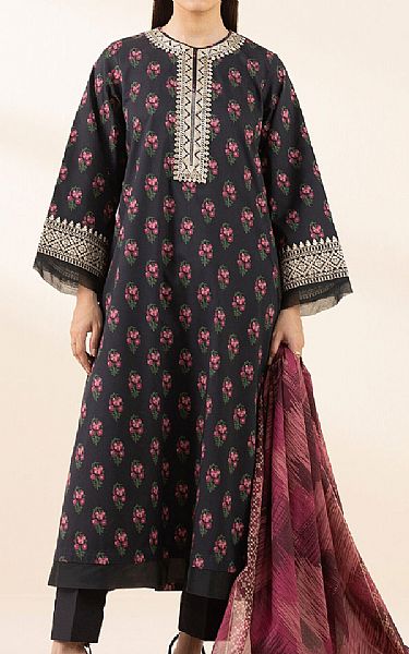 Sapphire Black Lawn Suit | Pakistani Lawn Dress in USA- Image 1