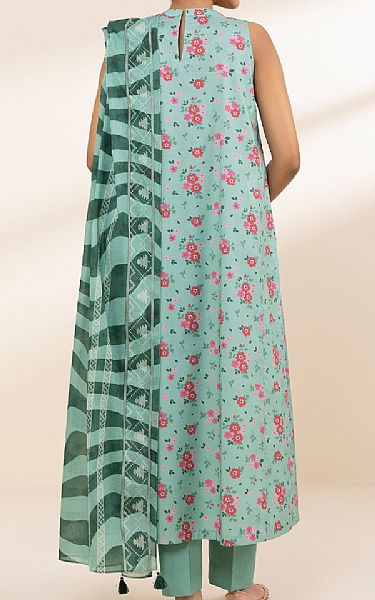 Sapphire Shadow Green/Pink Lawn Suit | Pakistani Lawn Dress in USA- Image 2