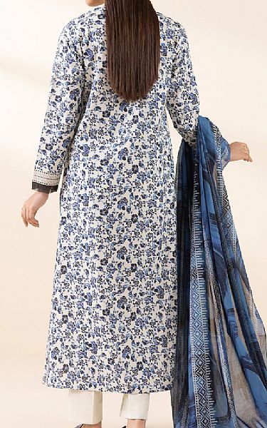 Sapphire Off White/Blue Lawn Suit | Pakistani Lawn Dress in USA- Image 2
