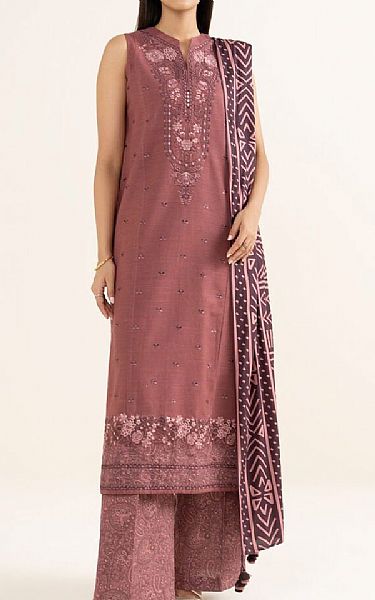 Sapphire Dusty Pink Khaddar Suit | Pakistani Winter Dresses in USA Sapphire Dusty Pink Khaddar Suit | Pakistani Winter Dresses in USA