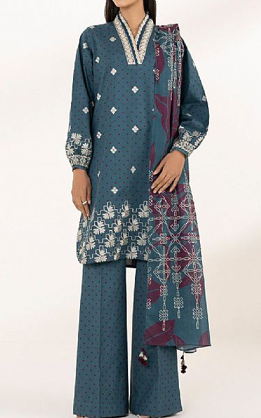 Sapphire Denim Blue Lawn Suit | Pakistani Lawn Suits- Image 1