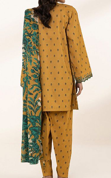 Sapphire Mustard Lawn Suit | Pakistani Lawn Suits- Image 2