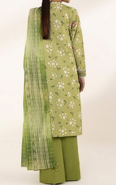 Sapphire Light Olive Lawn Suit | Pakistani Lawn Suits- Image 2