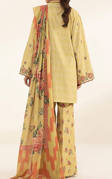 Sapphire Sand Gold Lawn Suit | Pakistani Lawn Suits- Image 2