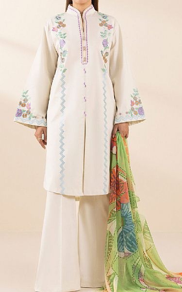 Sapphire Off White Lawn Suit | Pakistani Lawn Dress in USA- Image 1
