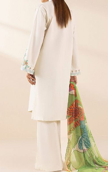 Sapphire Off White Lawn Suit | Pakistani Lawn Dress in USA- Image 2