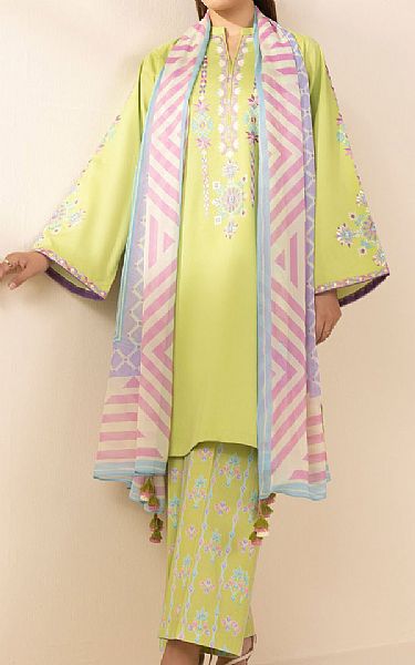 Sapphire Apple Green Lawn Suit | Pakistani Lawn Dress in USA- Image 1