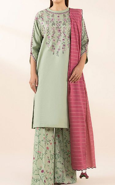 Sapphire Sage Green Lawn Suit | Pakistani Lawn Dress in USA- Image 1