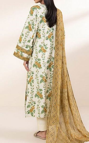 Sapphire Off-white Lawn Suit (2 Pcs) | Pakistani Lawn Dress in USA- Image 2