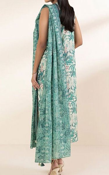 Sapphire Teal Lawn Suit (2 Pcs) | Pakistani Lawn Dress in USA- Image 2