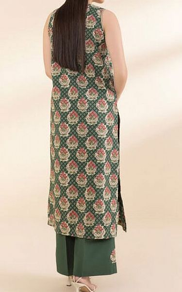 Sapphire Ivory/Green Lawn Suit (2 Pcs) | Pakistani Lawn Dress in USA- Image 2