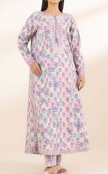 Sapphire Pastel Pink Lawn Suit (2 Pcs) | Pakistani Lawn Dress in USA- Image 1