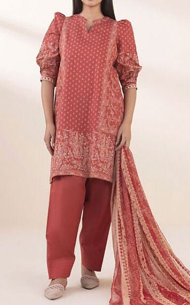 Sapphire Tea Pink Cotton Suit | Pakistani Lawn Dress in USA- Image 1
