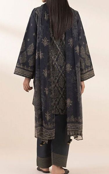 Sapphire Black Cotton Suit | Pakistani Lawn Dress in USA- Image 2