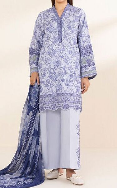 Sapphire Powder Blue Lawn Suit | Pakistani Lawn Dress in USA- Image 1