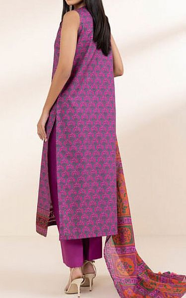 Sapphire Magenta Lawn Suit | Pakistani Lawn Dress in USA- Image 2