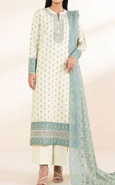 Sapphire Off-white Lawn Suit | Pakistani Lawn Dress in USA- Image 1