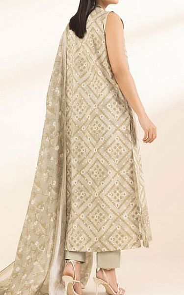 Sapphire Beige Lawn Suit | Pakistani Lawn Dress in USA- Image 2