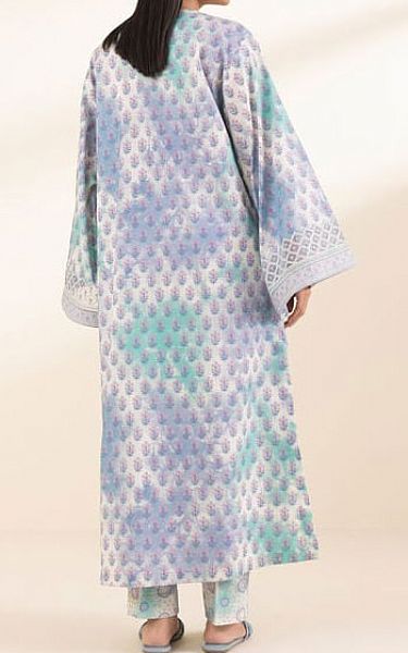 Sapphire White/Lavender Lawn Suit (2 Pcs) | Pakistani Lawn Dress in USA- Image 2