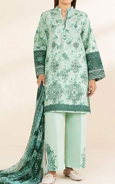 Sapphire Aqua Lawn Suit | Pakistani Lawn Dress in USA- Image 1