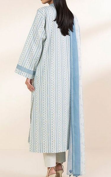 Sapphire White/Blue Lawn Suit | Pakistani Lawn Dress in USA- Image 2