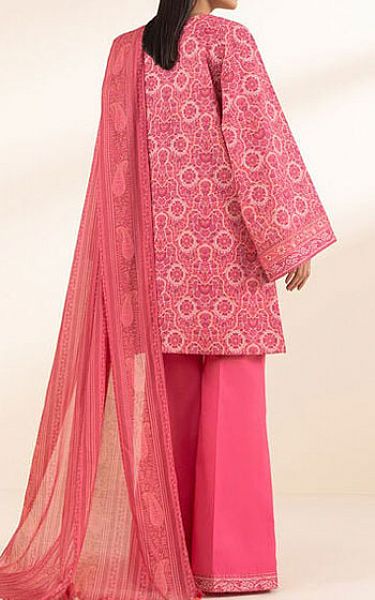 Sapphire Pink Lawn Suit | Pakistani Lawn Dress in USA- Image 2
