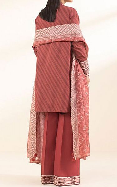 Sapphire Auburn Red Lawn Suit | Pakistani Lawn Dress in USA- Image 2