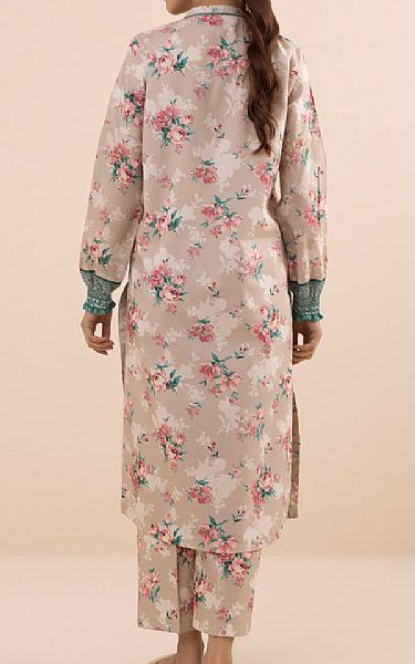 Sapphire Beige Lawn Suit (2 pcs) | Pakistani Lawn Suits- Image 2