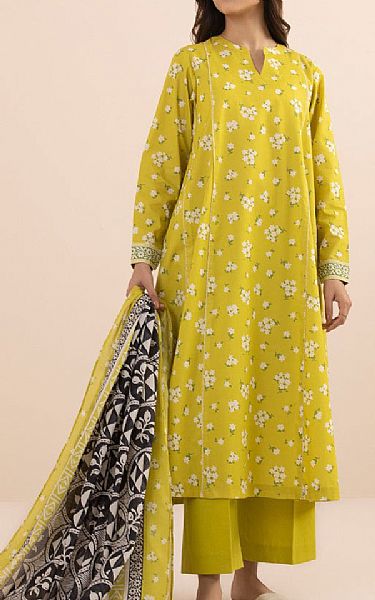 Sapphire Lime Yellow Lawn Suit | Pakistani Lawn Suits- Image 1