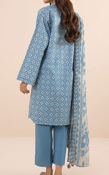 Sapphire Sky Blue Lawn Suit (2 pcs) | Pakistani Lawn Suits- Image 2