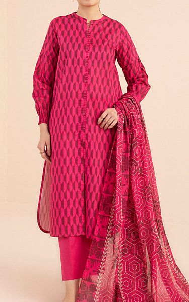 Sapphire Fuchsia Pink Lawn Suit | Pakistani Lawn Suits- Image 1