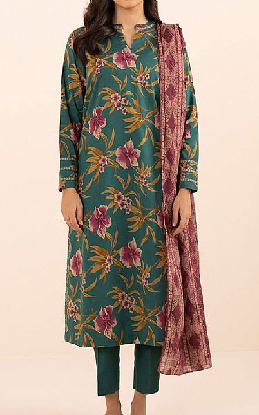 Sapphire Teal Lawn Suit | Pakistani Lawn Suits- Image 1