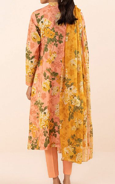 Sapphire Peach Lawn Suit | Pakistani Lawn Suits- Image 2