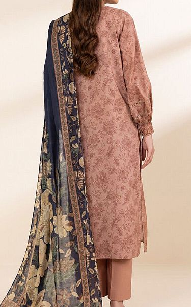 Sapphire Beige Lawn Suit (2 Pcs) | Pakistani Lawn Dress in USA- Image 2