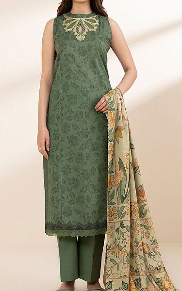 Sapphire Green Lawn Suit (2 Pcs) | Pakistani Lawn Dress in USA- Image 1
