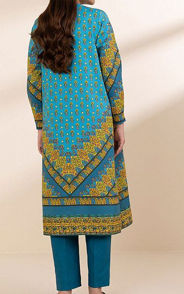 Sapphire Dark Turquoise Lawn Suit (2 Pcs) | Pakistani Lawn Dress in USA- Image 2