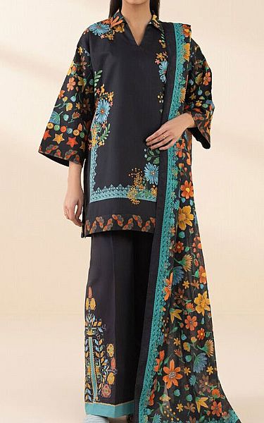 Sapphire Black Lawn Suit | Pakistani Lawn Dress in USA- Image 1