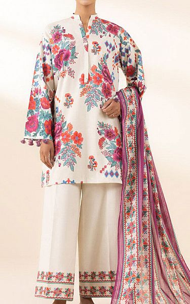 Sapphire White Lawn Suit | Pakistani Lawn Dress in USA- Image 1