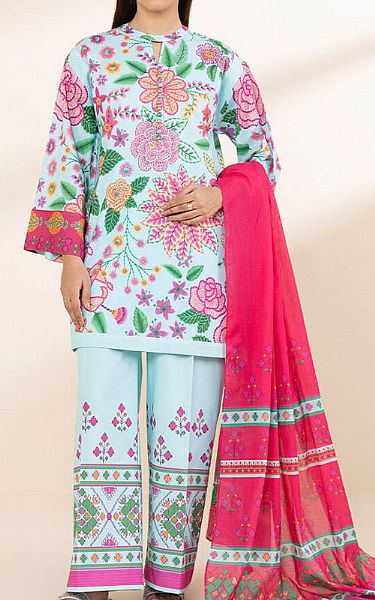 Sapphire Baby Blue Lawn Suit | Pakistani Lawn Dress in USA- Image 1
