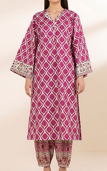 Sapphire Plum Lawn Suit (2 Pcs) | Pakistani Lawn Dress in USA- Image 1