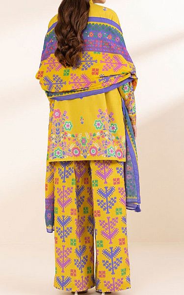 Sapphire Mustard Lawn Suit | Pakistani Lawn Dress in USA- Image 2