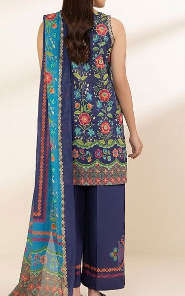 Sapphire Navy Blue Lawn Suit | Pakistani Lawn Dress in USA- Image 2