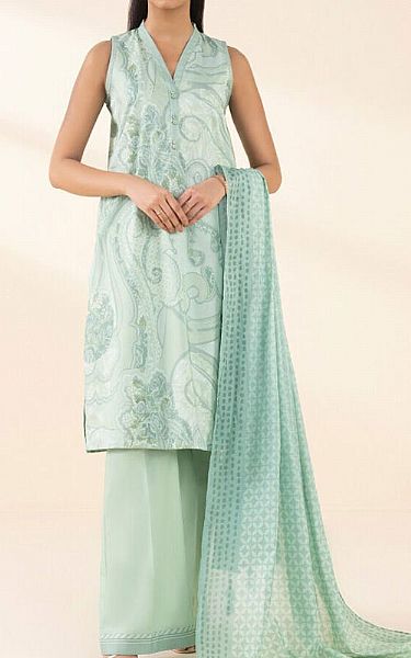 Sapphire Mint Green Lawn Suit | Pakistani Lawn Dress in USA- Image 1