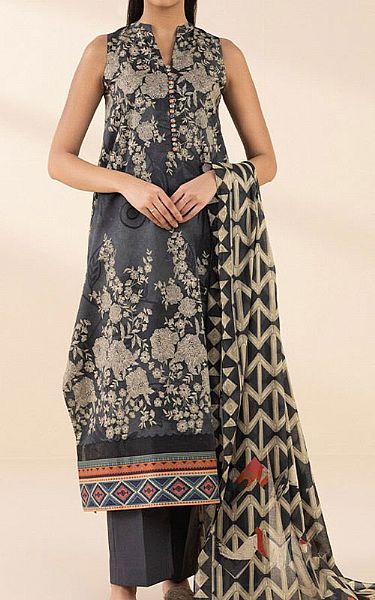 Sapphire Black Lawn Suit | Pakistani Lawn Dress in USA- Image 1