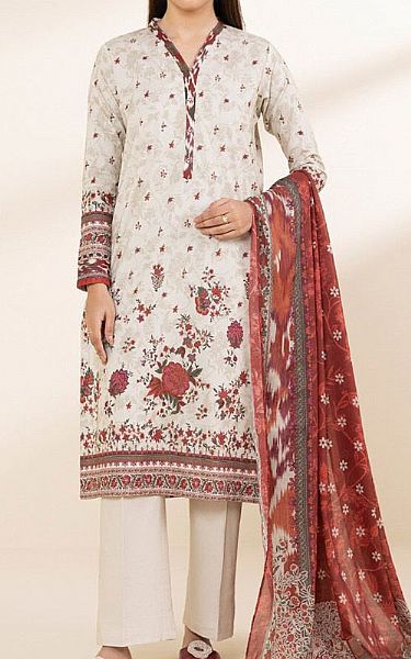 Sapphire Off-white Lawn Suit | Pakistani Lawn Dress in USA- Image 1