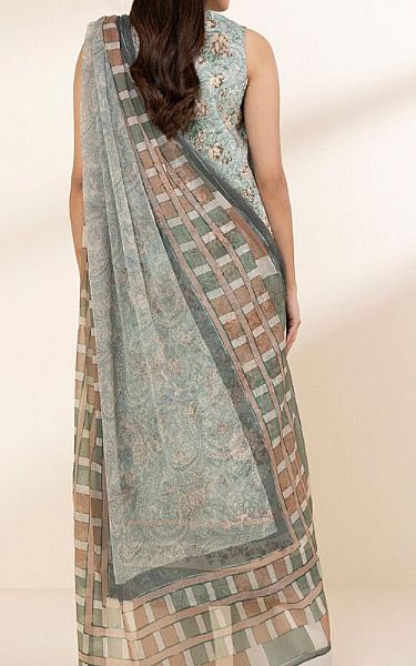 Sapphire Turquoise Lawn Suit | Pakistani Lawn Dress in USA- Image 2