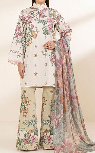 Sapphire Off-white Lawn Suit | Pakistani Lawn Dress in USA- Image 1