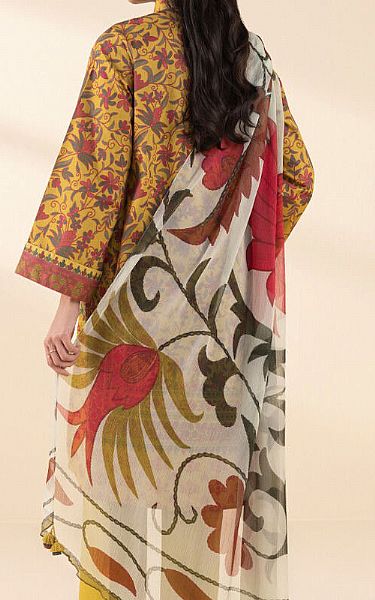 Sapphire Mustard Lawn Suit | Pakistani Lawn Dress in USA- Image 2