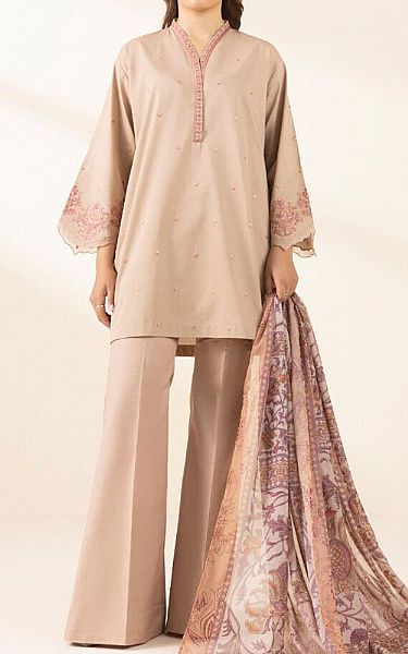 Sapphire Tan Lawn Suit (2 Pcs) | Pakistani Lawn Dress in USA- Image 1
