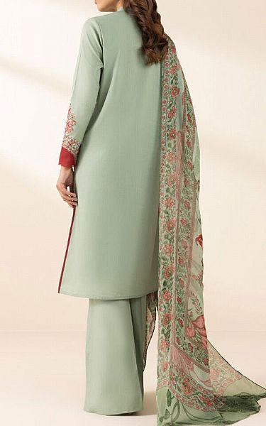 Sapphire Mint Green Lawn Suit (2 Pcs) | Pakistani Lawn Dress in USA- Image 2